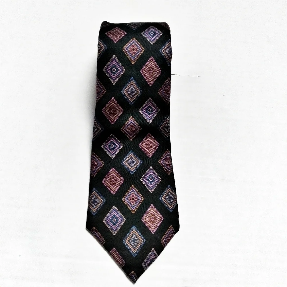 Mario Valentino Men's Italian Silk Print Tie